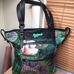 Beautiful Desigual Multicolored tote bag